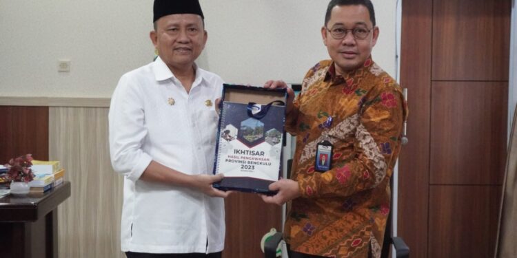 Pemprov Bengkulu Terima Hasil Audit Triwulan I tahun 2023 dari BPKP
