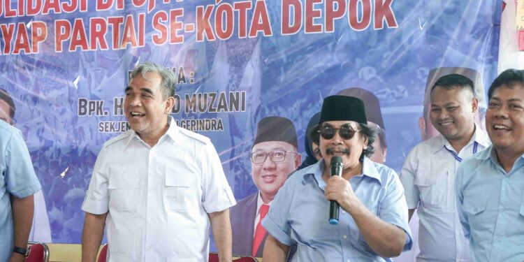 Muzani Targetkan Prabowo dan Gerindra Menang Besar di Depok, Kalahkan PKS