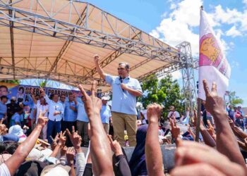 Puluhan Ribu Masyarakat Tegal dan Brebes Padati Kampanye Akbar Prabowo-Gibran