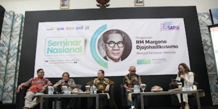 SMSI Gelar Seminar Nasional Usulkan RM Margono Djojohadikusumo Jadi Pahlawan.